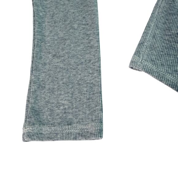 Abercrombie & Fitch Rib Knit Long Sleeve Top Small Grey - Picture 5 of 8